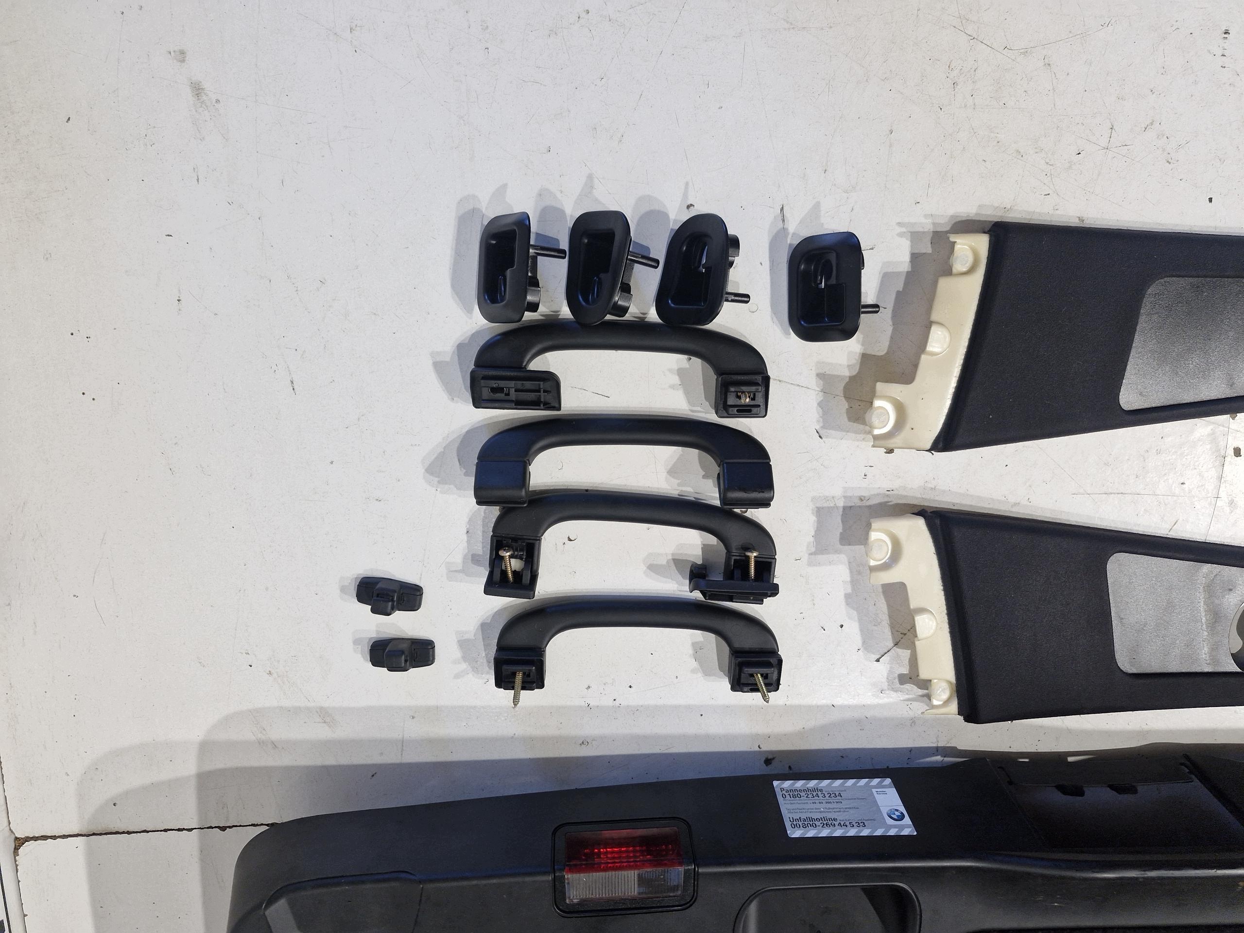 BMW E39 TOURING tapacír střechy cierna m-packet KOMPLET
