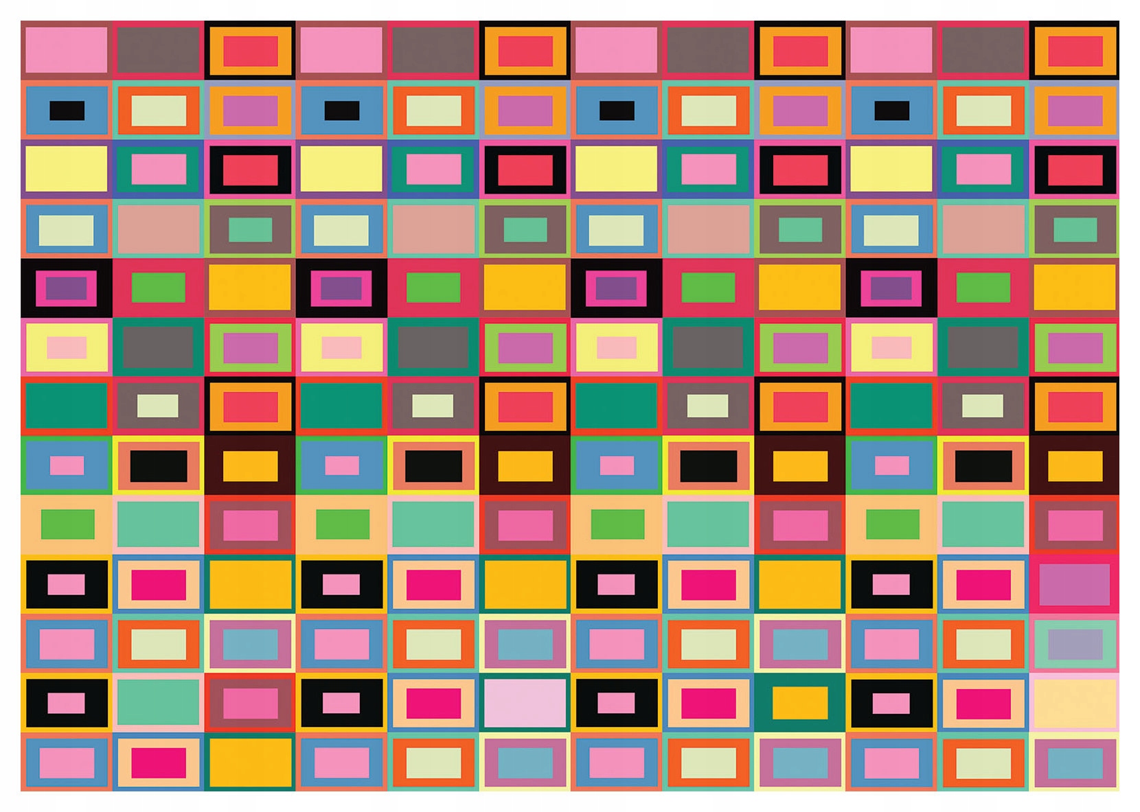 Vliesová fototapeta Barevné čtverce Abstrakce Mozaika 312x219 lepidlo