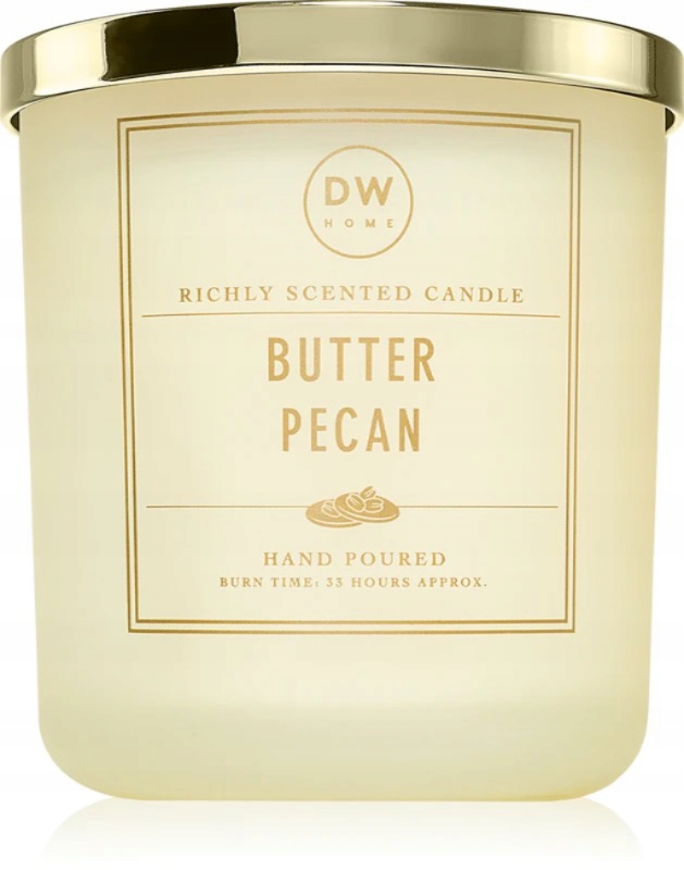 Dw Home Vonná svíčka Butter Pecan (Pekanový ořech s máslem) podzimní sójová svíčka