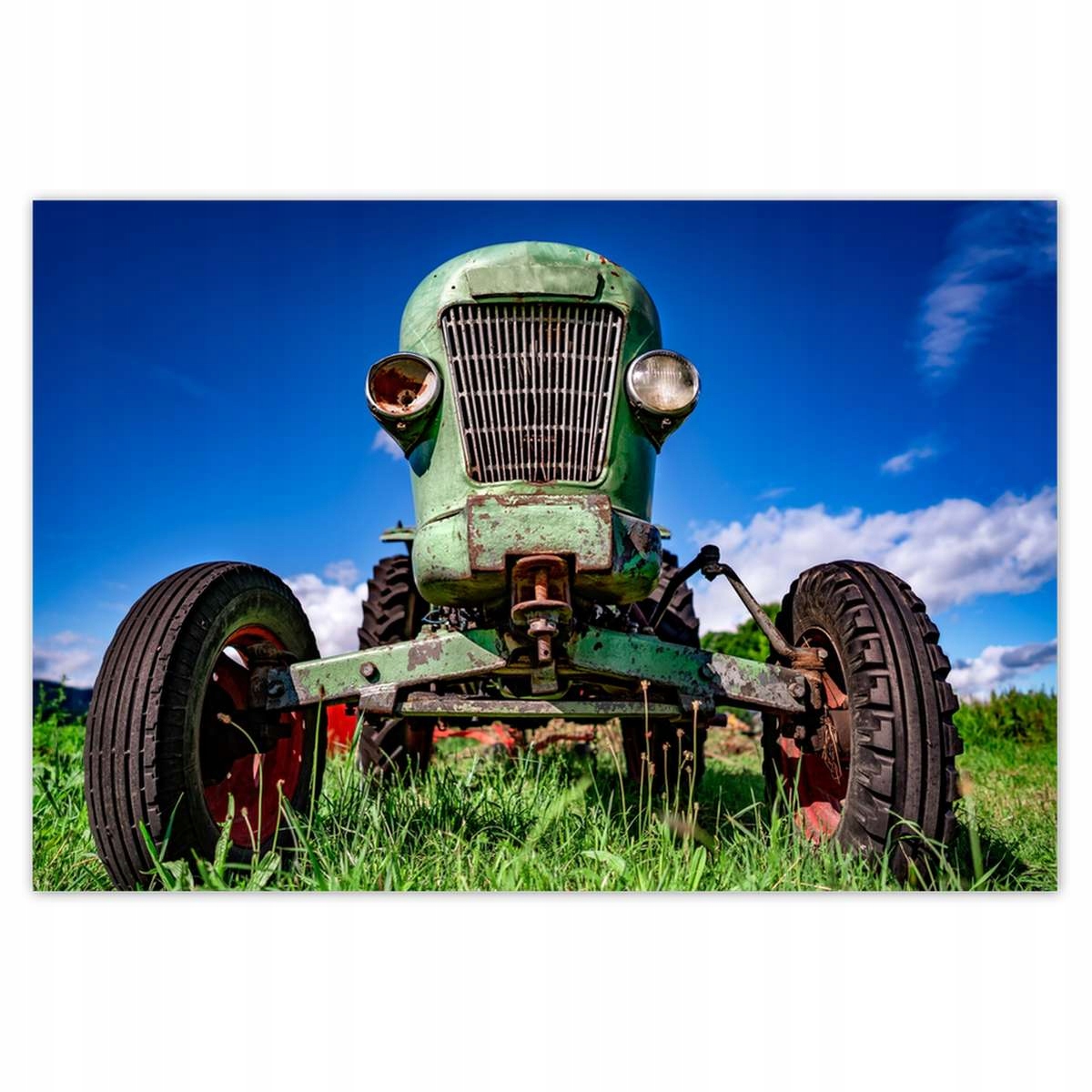 Plakáty 200x135 Starý traktor na mýtině