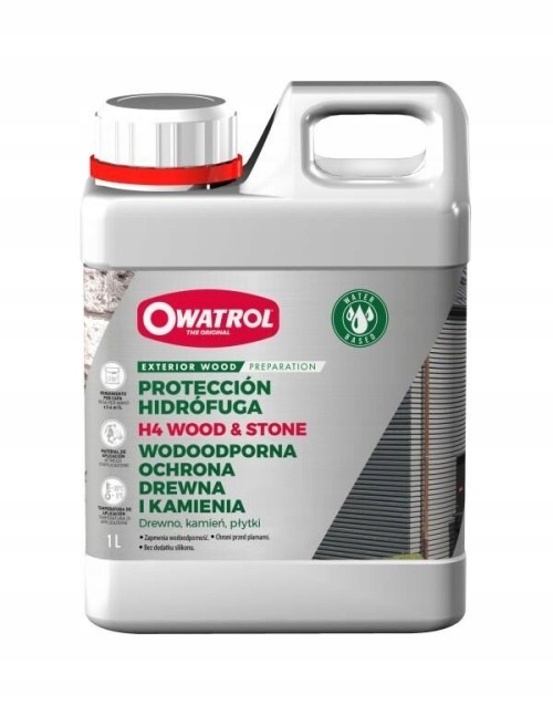 Owatrol H4 Wood 1L – Impregnát na dřevo Blokuje pronikání vody