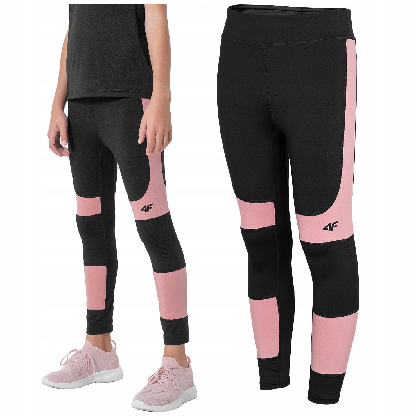 

Legginsy spodnie Dziecięce 4F JSPDF003 158/164