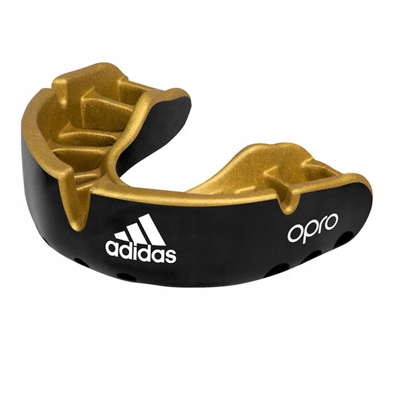Chránič zubů Adidas Opro Gen4 Gold-Edition Senior Černý