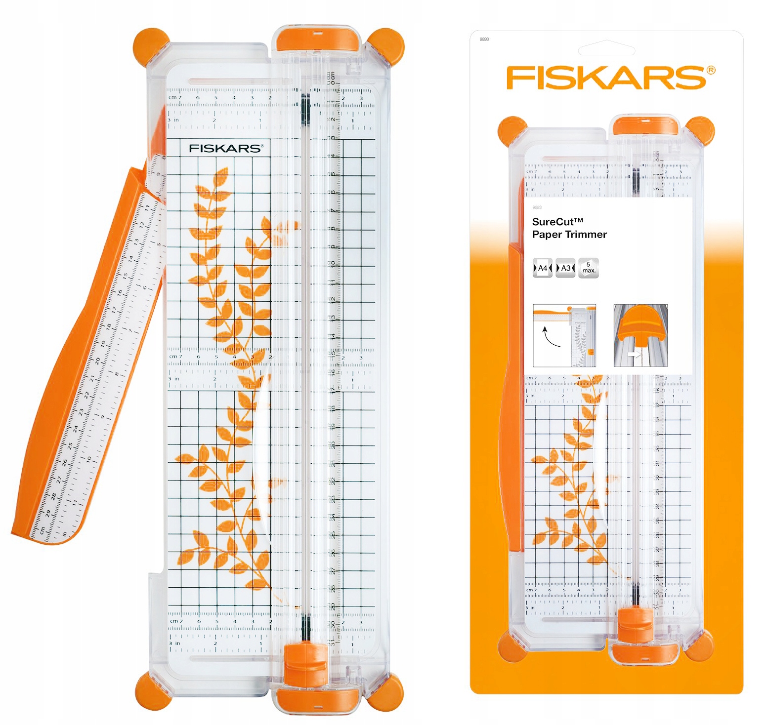 Gilotyna Fiskars Do Papieru A4 Obcinarka Trymer Ostra Wydajna Mocna 1003916