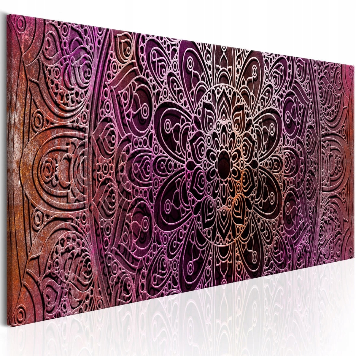 

Obraz - Mandala: Ametystowa energia - 120X40