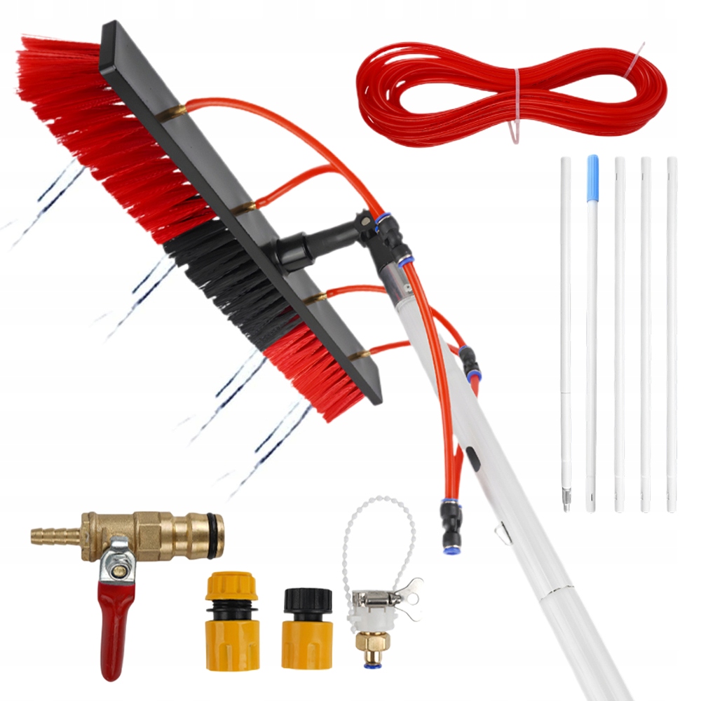 Levně Kartáč Na Čištění Solárních Panelů S Teleskopickou Rukojetí