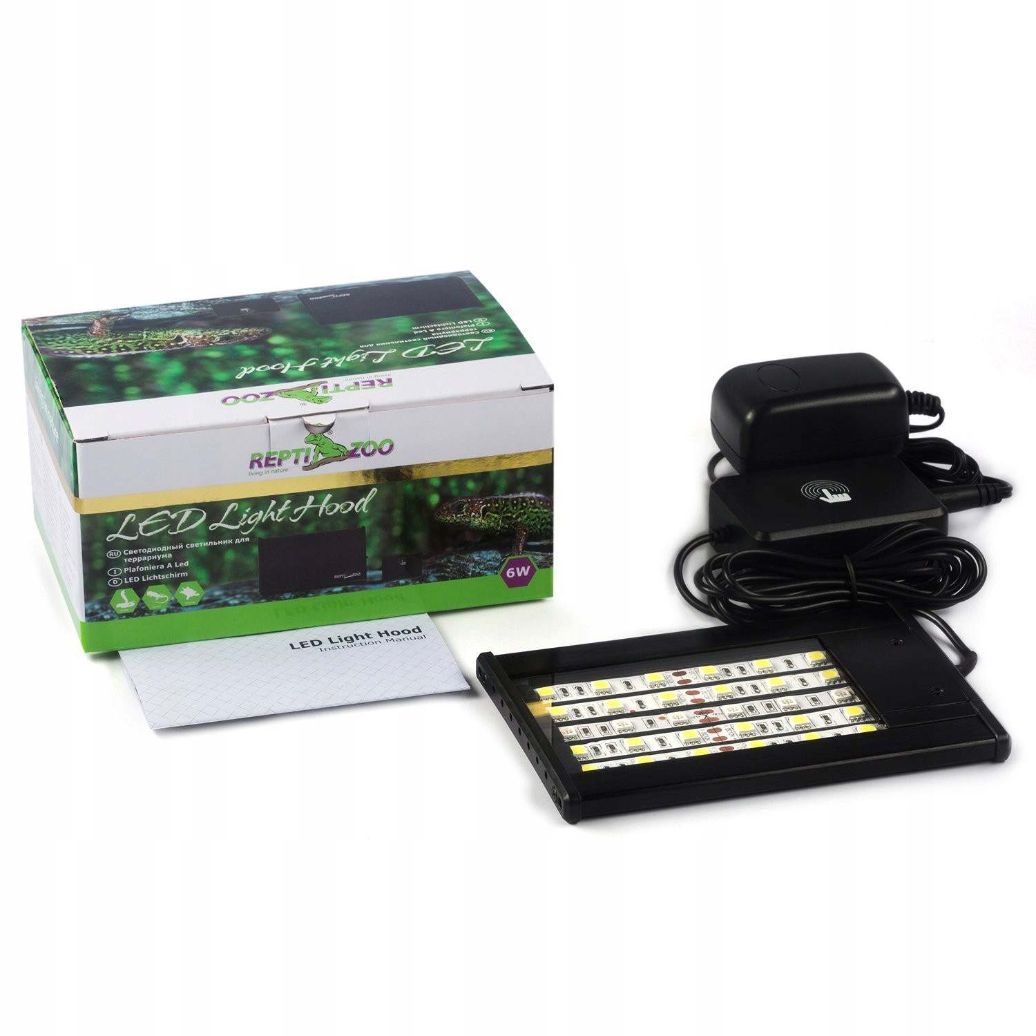 Led Lampa Do Terária Repti-zoo Osvětlení 10W Sada Příslušenství