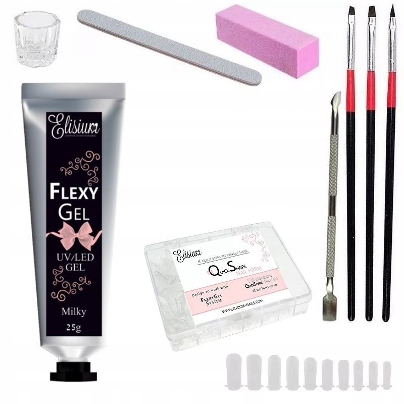 ELISIUM FLEXY GEL 25g + КОМПЛЕКТ АКСЕССУАРОВ в ПОДАРОК