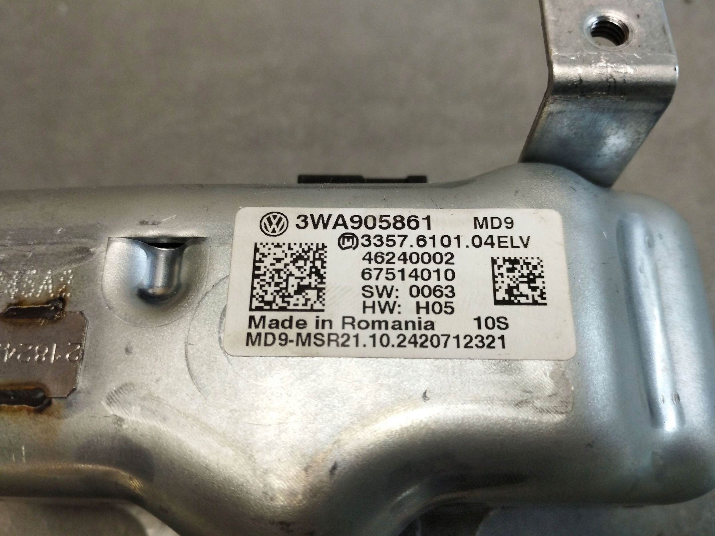 Cupra Formentor blocking steering wheel steering wheel 3WA905861