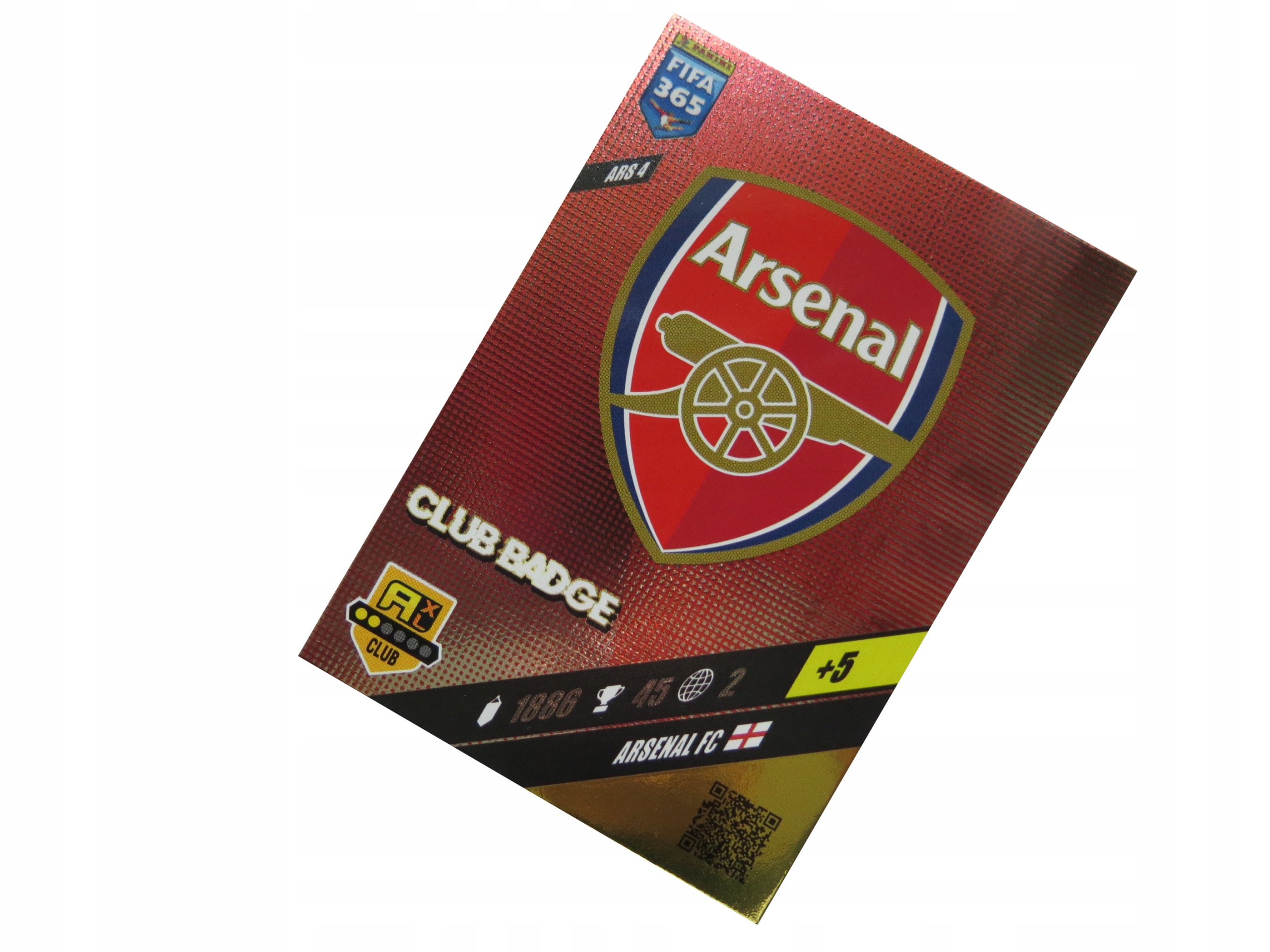 Panini Fifa 365 2024 Karty Piłkarskie Club Badge Logo Arsenal Ars 4