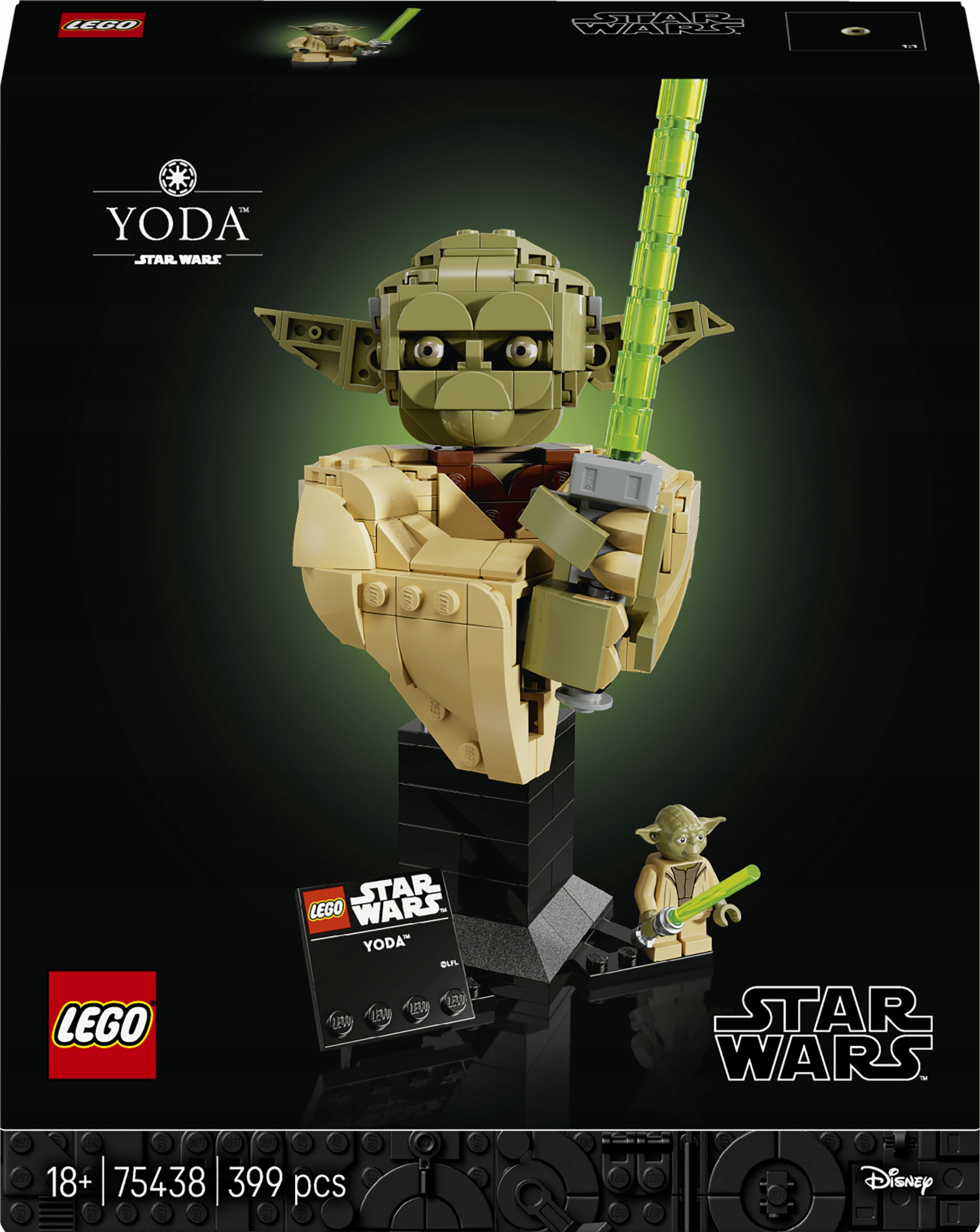 LEGO Star Wars Popiersie Yody 75438