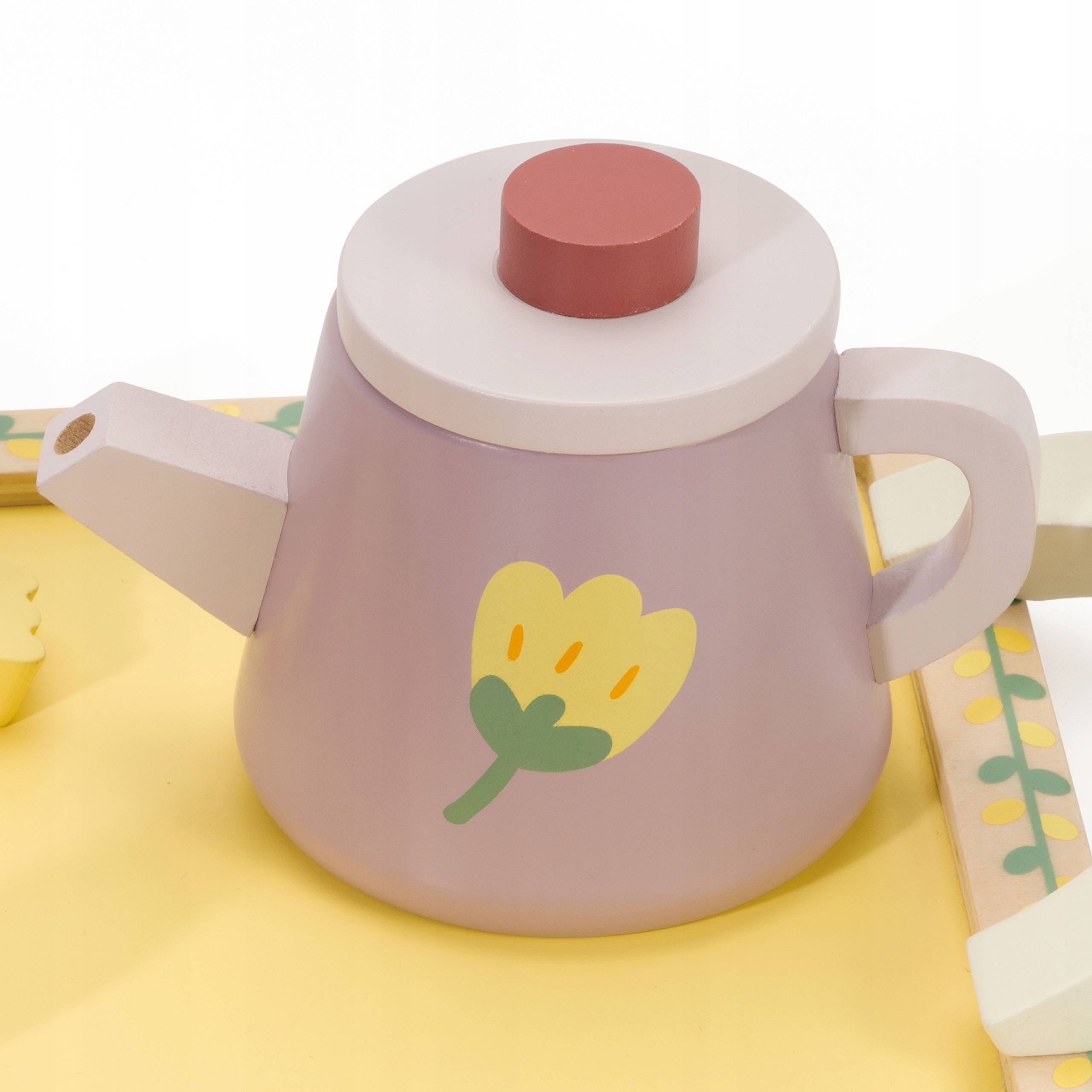 DREWNIANY ZESTAW DO HERBAT DZIECI AKCESORIA SERWIS KAWOWY CLASSIC WORLD Rodzaj naczynia, garnki i przybory