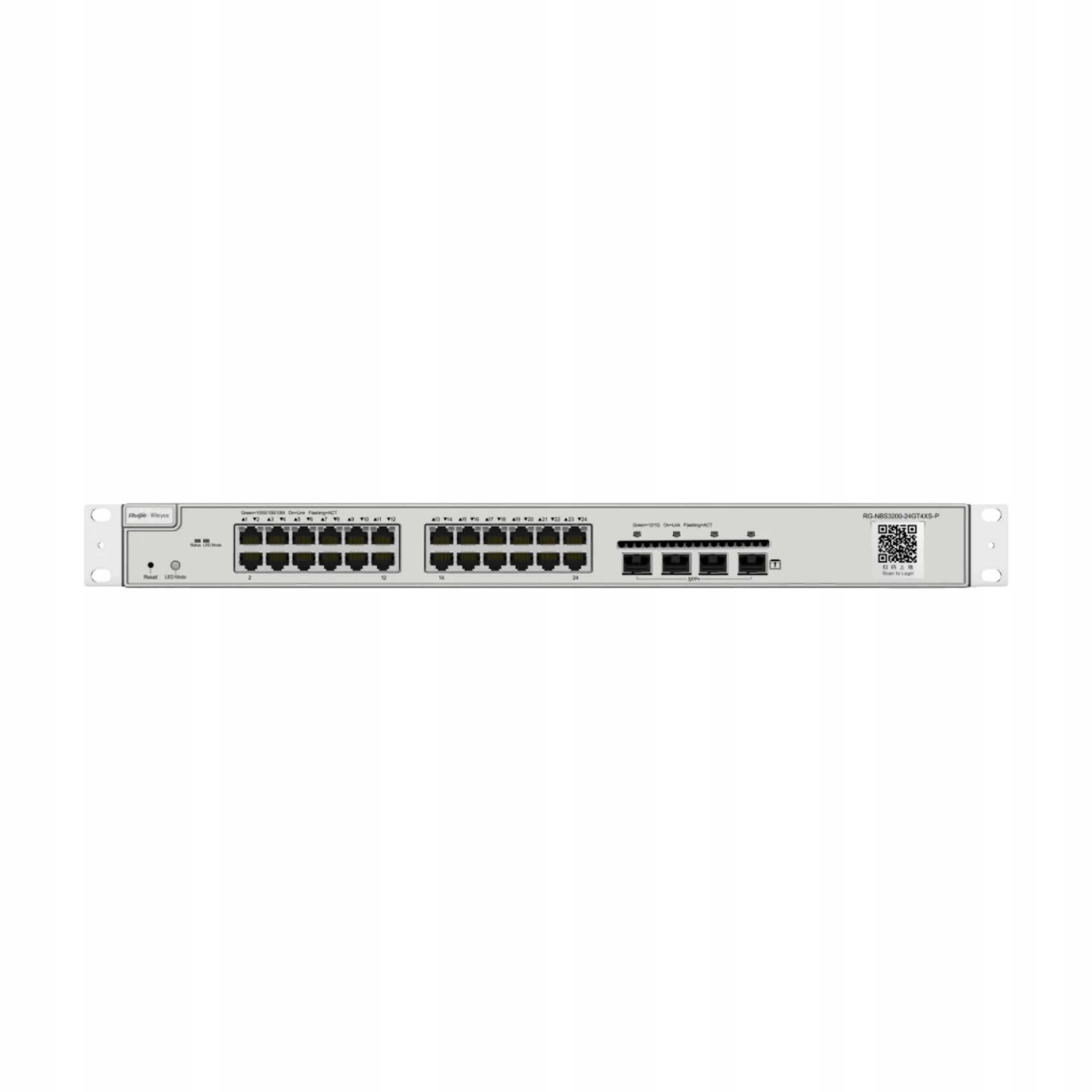 Switch Reyee RG-NBS3200-24GT4XS-P, 28-PORTOVÝ, Rack, Poe, 370 W