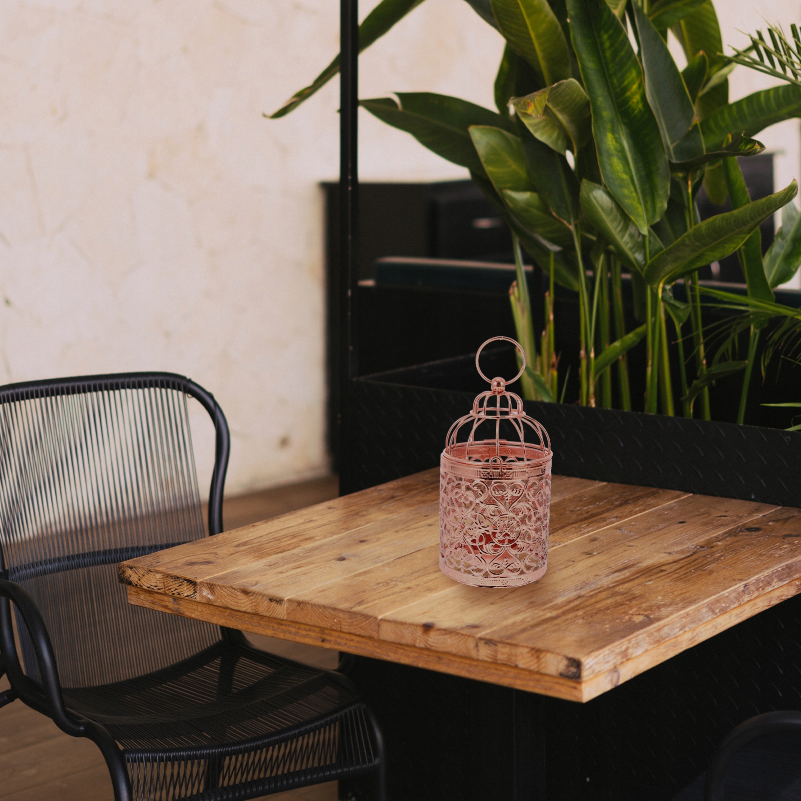 DEKOR STOŁU RAMADAN TEALIGHT Z METALOWEGO PTAKA Marka bez marki