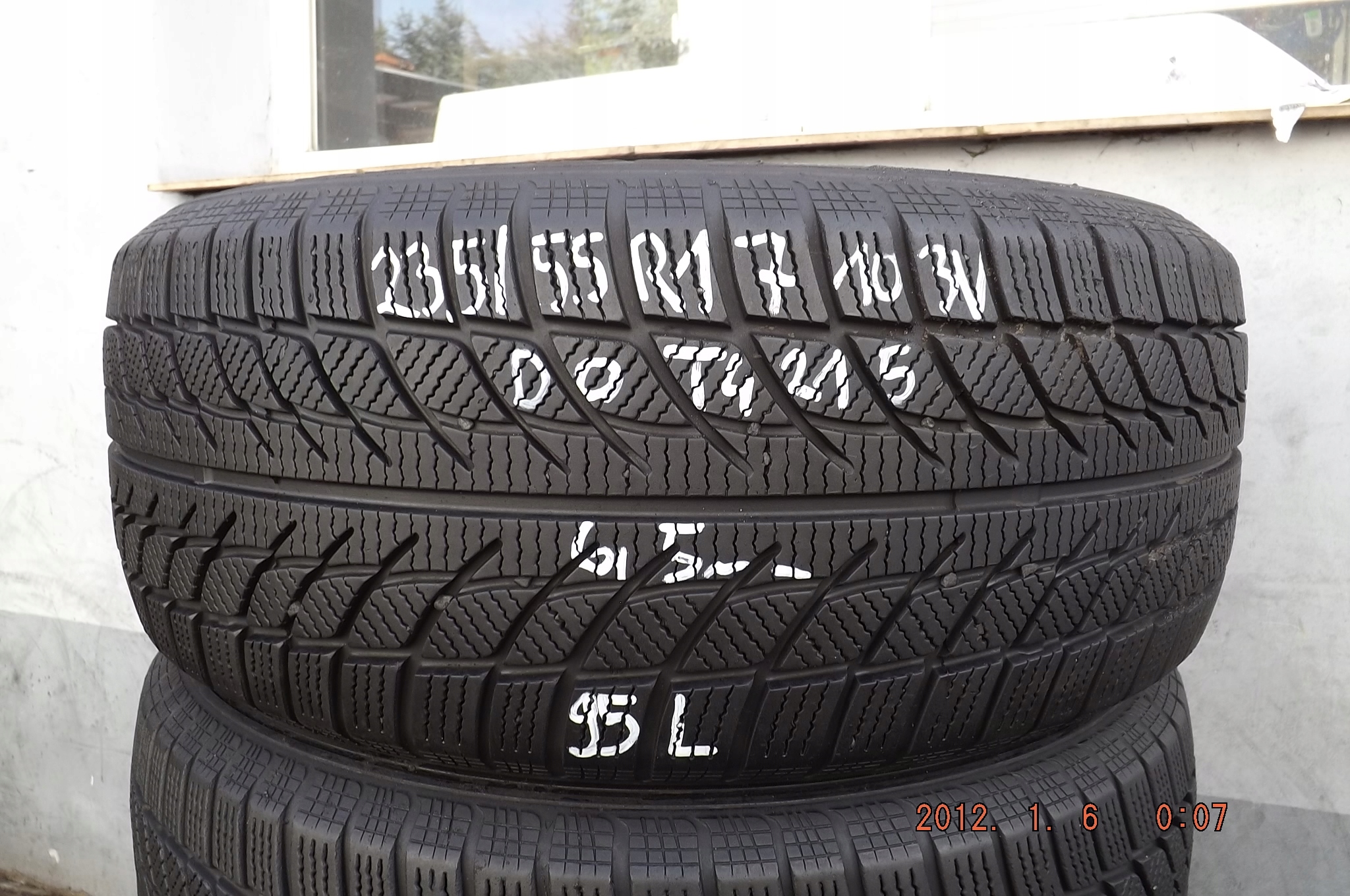 [95L] 4xZIMA 235/55R17 103V GOODRIDE SW608 & Profil opony 55