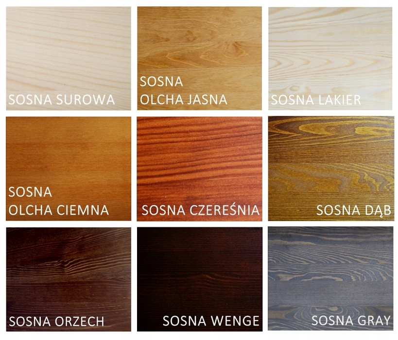 BIURKO DREWNIANE SOSNOWE LITE DREWNO RÓŻNE KOLORY Marka Wooden Paradise