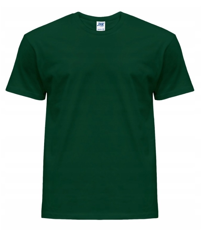 

T-shirt Męski Koszulka Zielona 100% Baw. Jhk M
