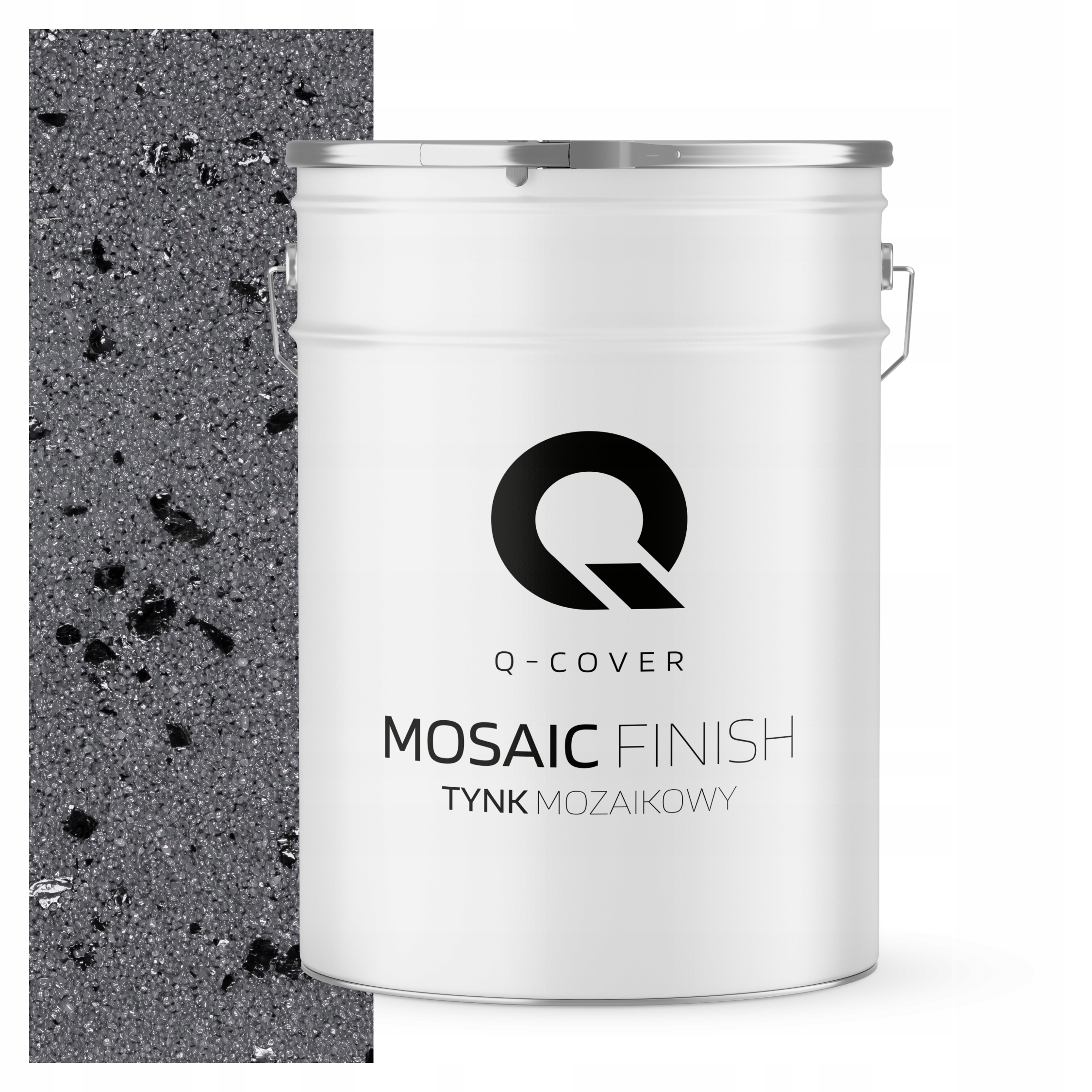 Mozaiková Omietka Mozaika 25 Kg Sivá Tmavá S Čiernou Sľudou M06 Ozdobná Prémiová