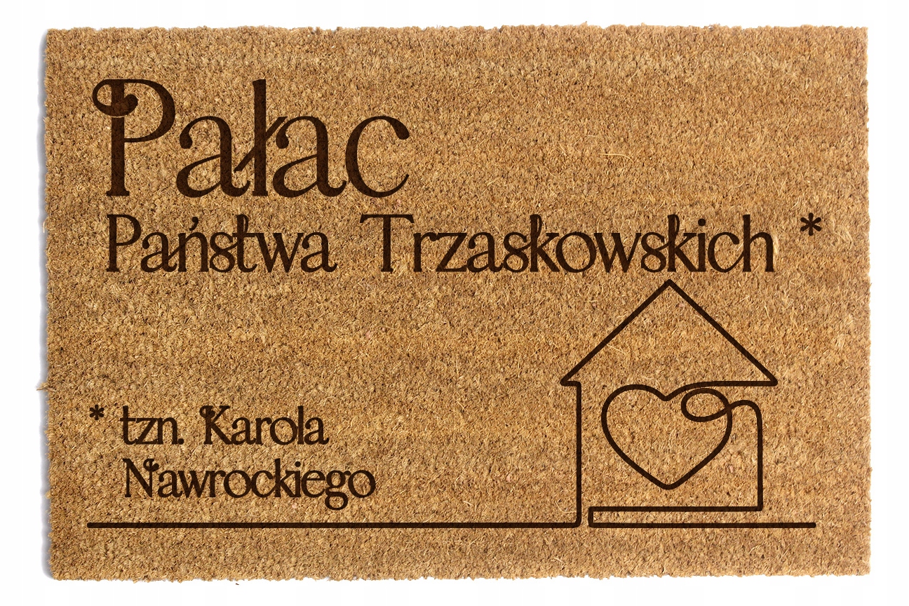 Stěrač Pod Dveře 60 x 90 cm Palác Trzaskovských států *tzn. Karla