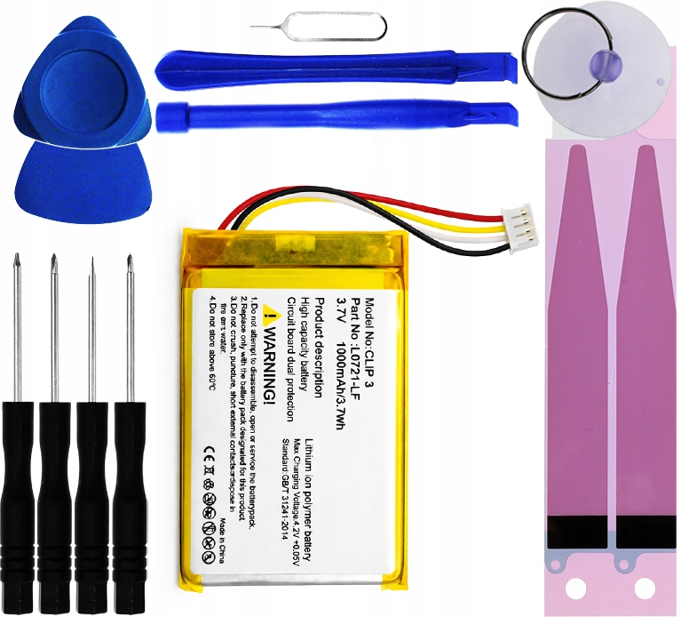 Nová batéria Batéria L0721-LF pre reproduktor Jbl Clip 3, Jbl Clip 3AN