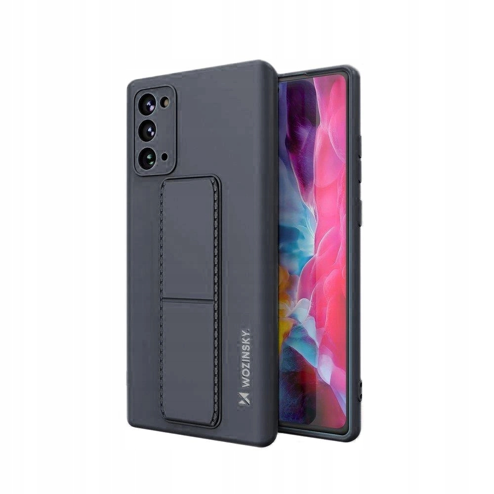 Wozinsky Kickstand Case silikonowe etui z podstawką etui Samsung Galaxy Not