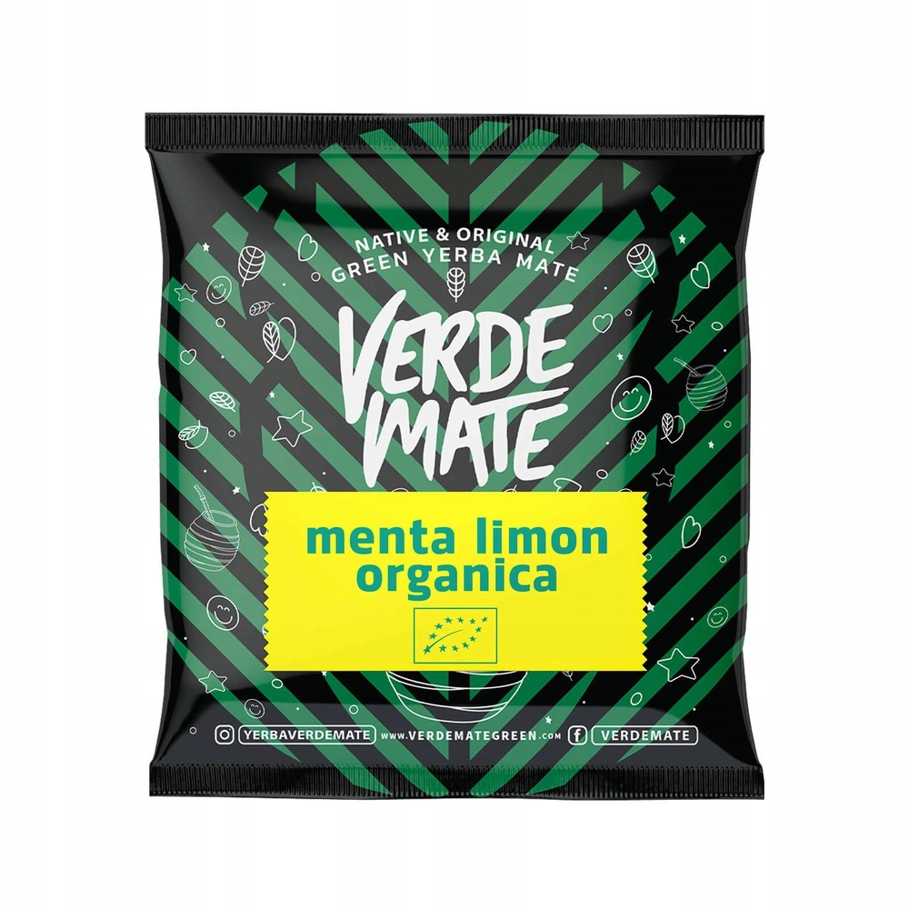 Levně 9 x Verde Mate Green Organica Menta Limon 50 g