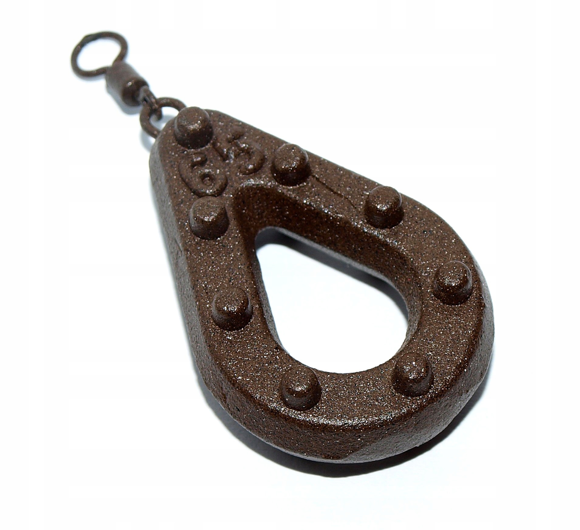 

Ciężarek karpiowy 65g, z krętlikiem, na rzekę