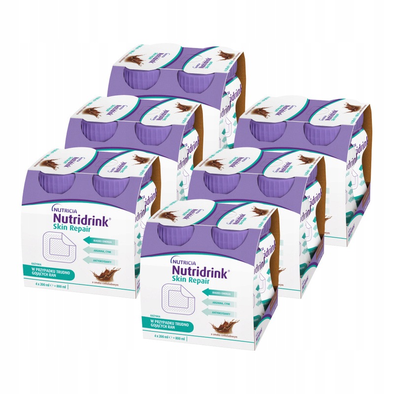 Nutridrink Skin Repair czekolada Zestaw 24x200 ml