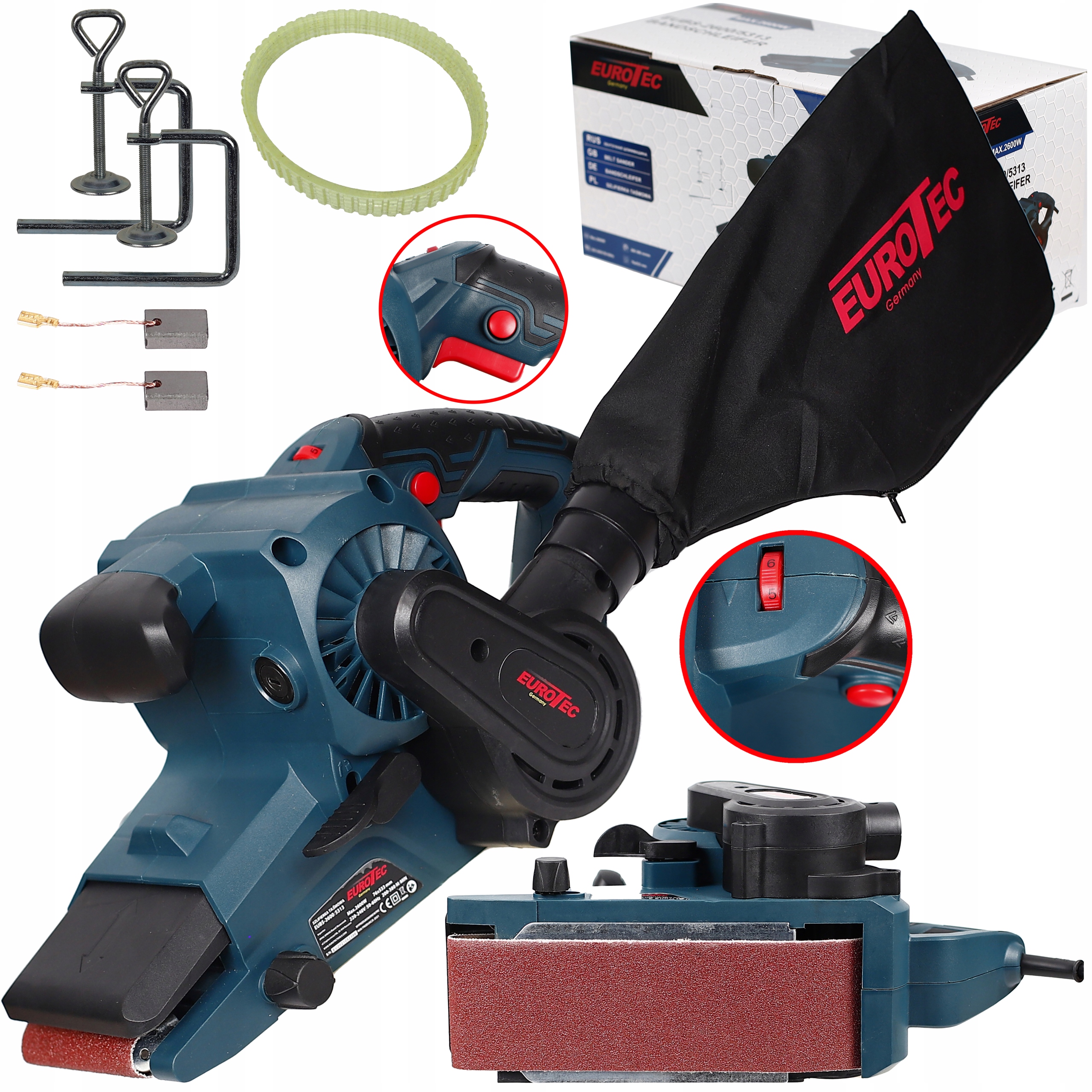 

Szlifierka Taśmowa Czyszczarka Do Drewna Zestaw