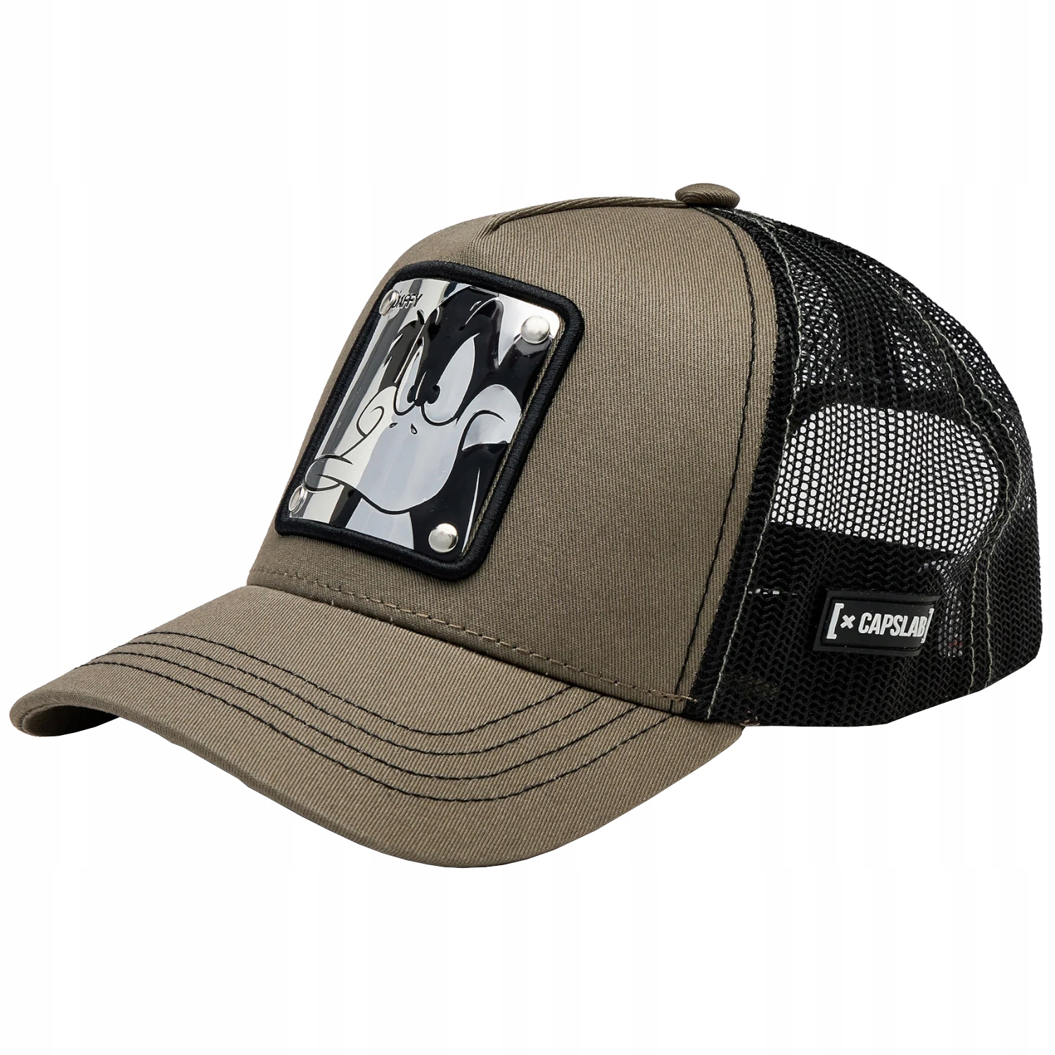 Pánská Bavlna Kšiltovka Capslab Looney Tunes Daffy Duck Cap [uni]