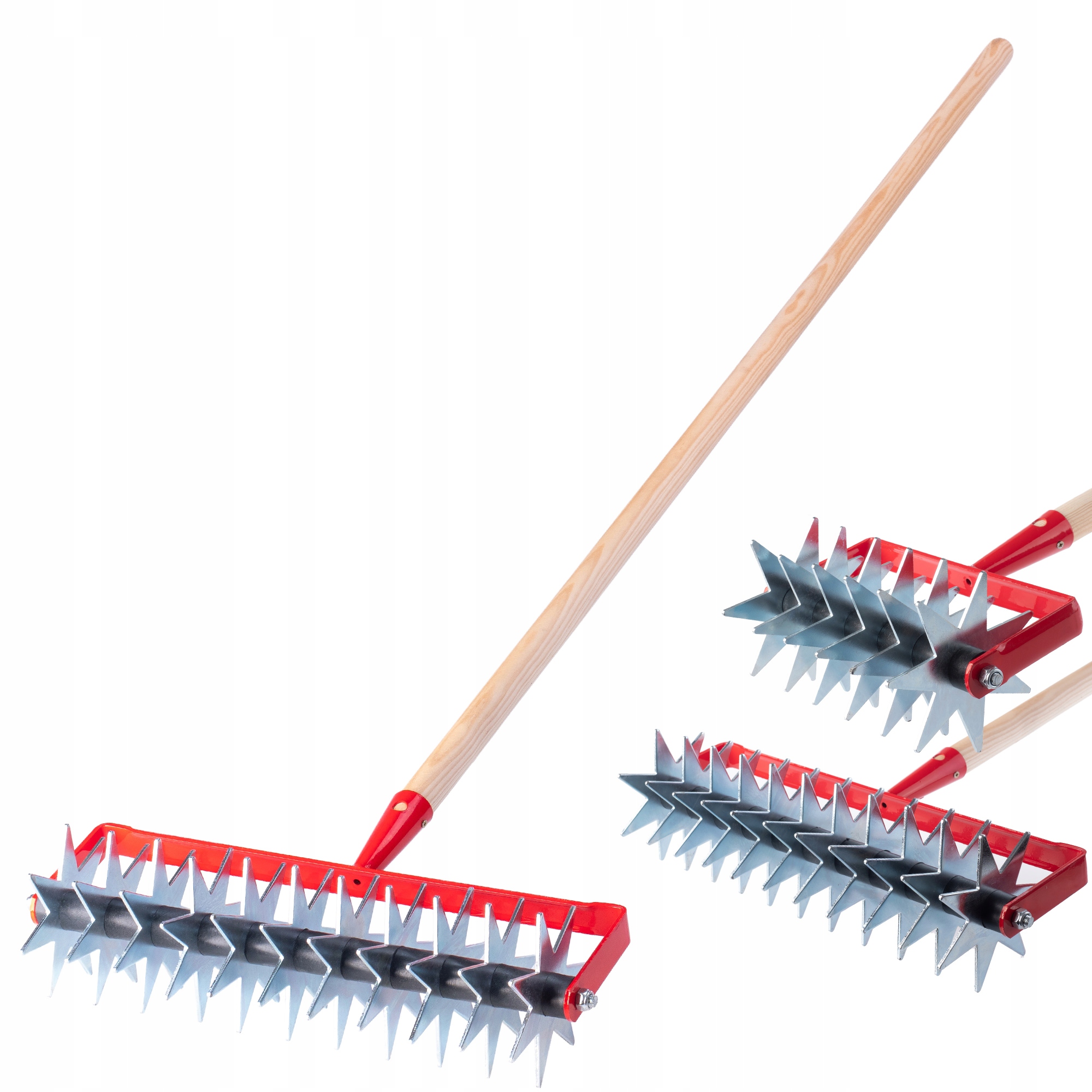 Kultywator Ręczny Spulchniacz Gleby Ogrodowy Aerator Areator 145cm Obrotowy