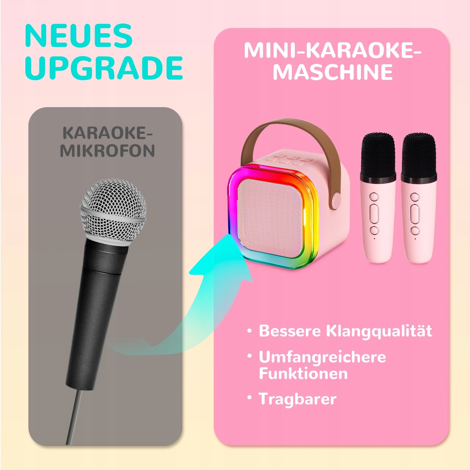 VTECH Karaoke Dla Dzieci Z 2 Mikrofonami, Prezent Dla Dziewczynek 3-12 Lat — miniatura 2