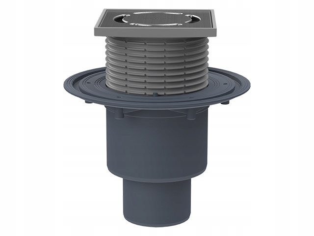 Stropní vpusť DN50/75/110 svislá s připojovací přírubou, sifonem typu an