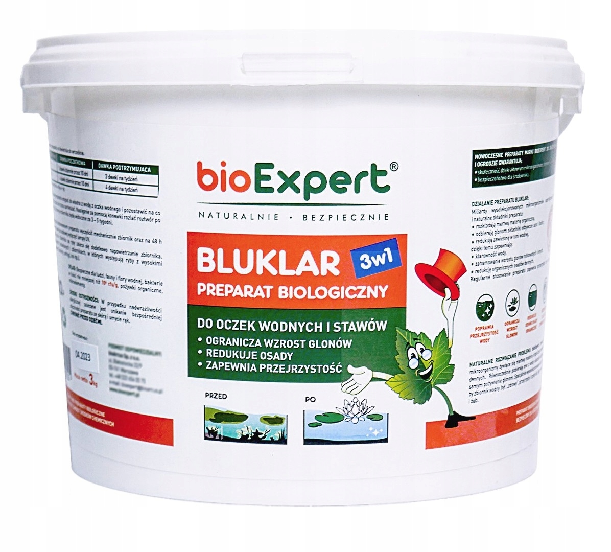 

Bioexpert Bluklar 3w1- likwiduje muł, osad i glony