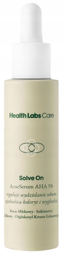 HealthLabs SolveOn Acne Serum Aha 5% na kyseliny nedokonalostí zabarvení