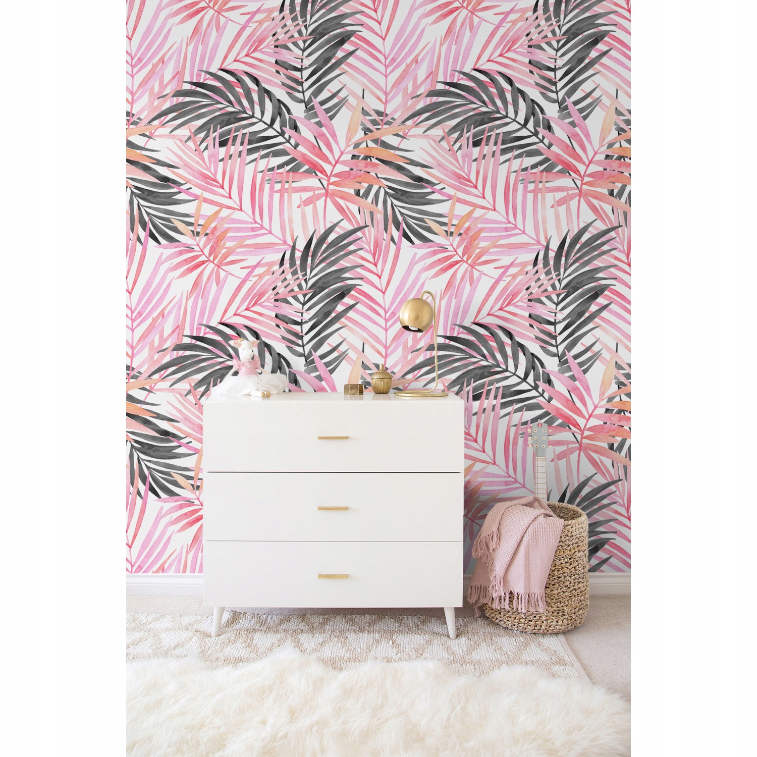 

Fototapeta ścienna Różowe liście palmowe 250x250cm