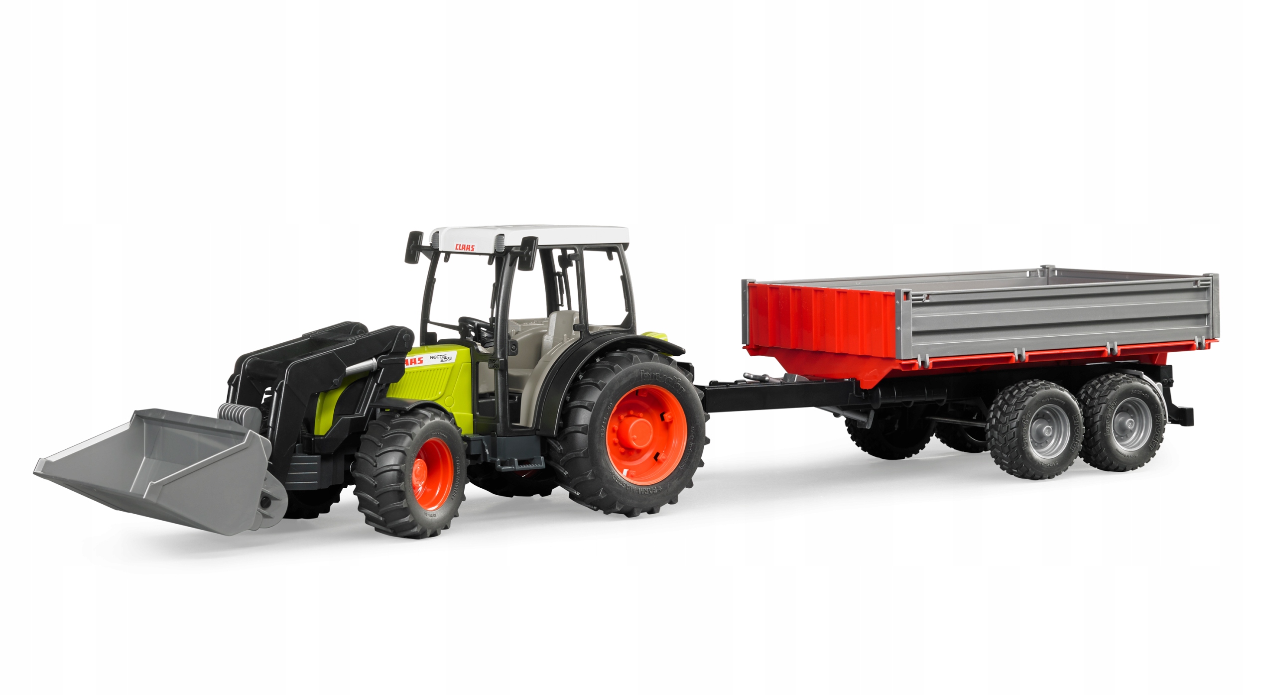 

Traktor Bruder Claas Nectis 267F z ładowarką