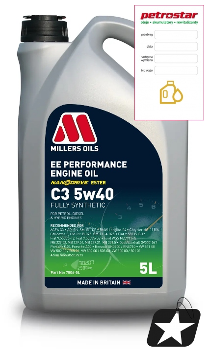 Millers Ee Performance C3 5W40 5L