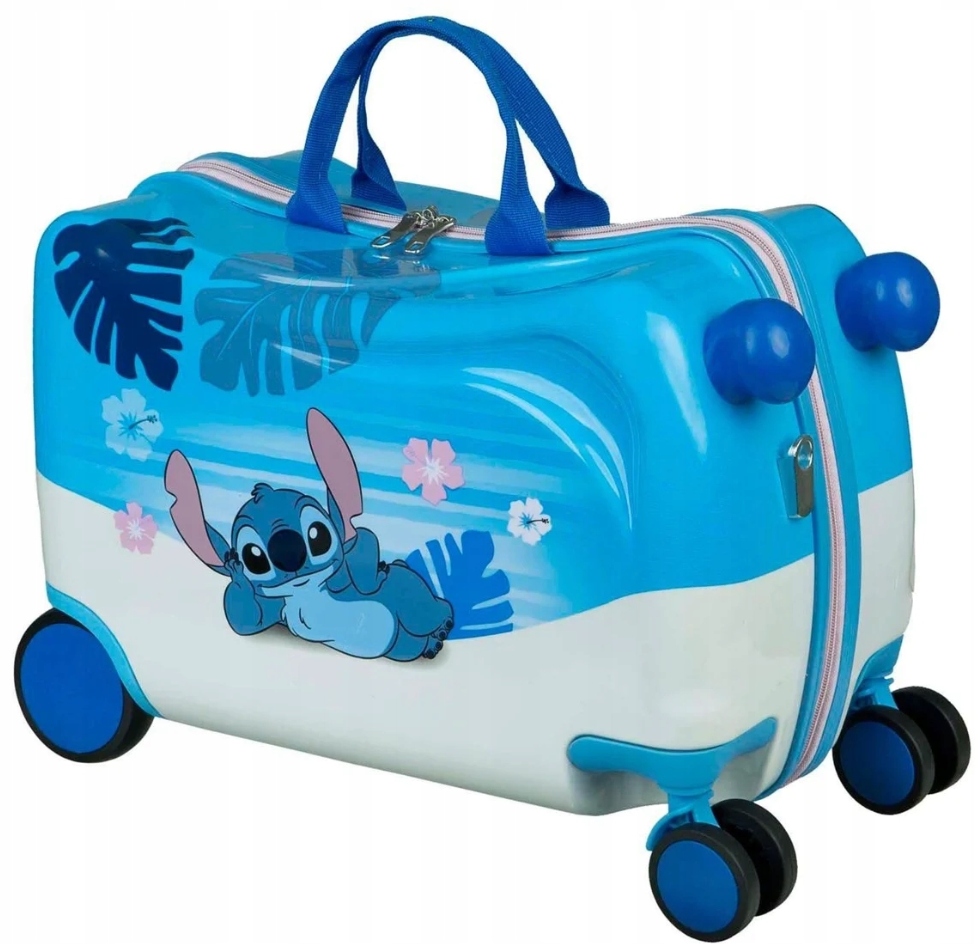 Uc STLO7659 Stitch Ride-on kufr modrý pro dítě