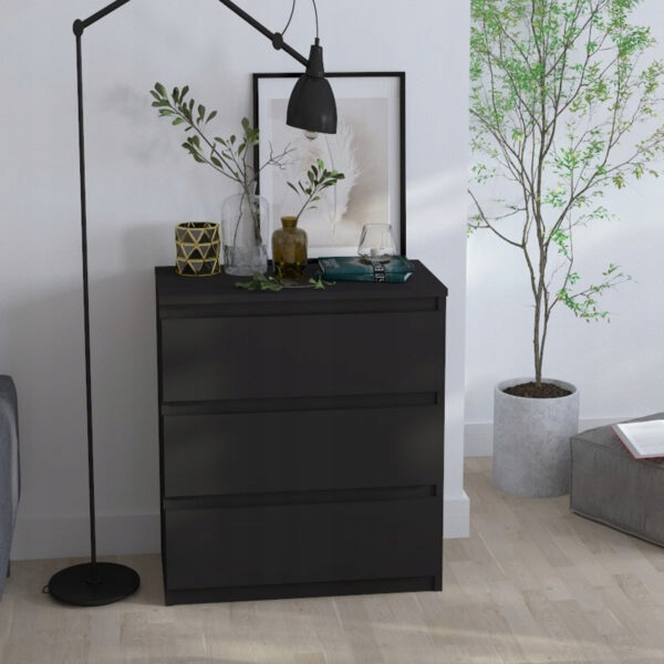Komoda 70x38 Moderná bezúchytková obývacia izba, 3 zásuvky