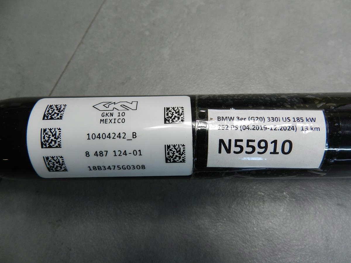 BMW 3 G20 semi-axis right rear part 8487124
