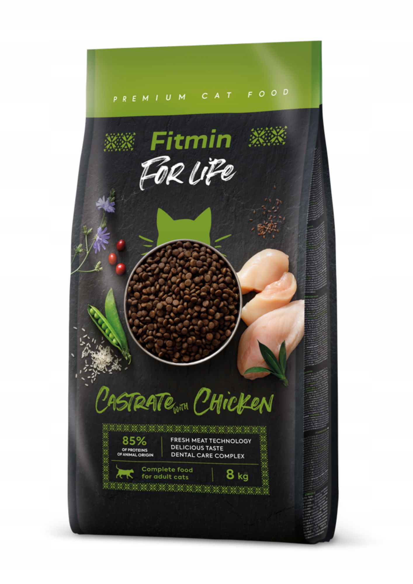 Levně Fitmin For Life Castrate Chicken Pro Sterilizované Kočky Adult Cat 8kg