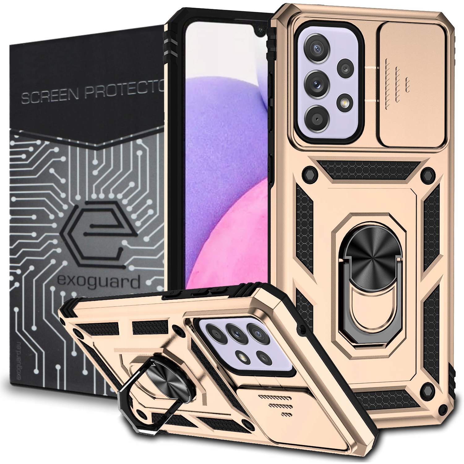 

Case Etui Pancerne+szkło do Samsung Galaxy A33 5G