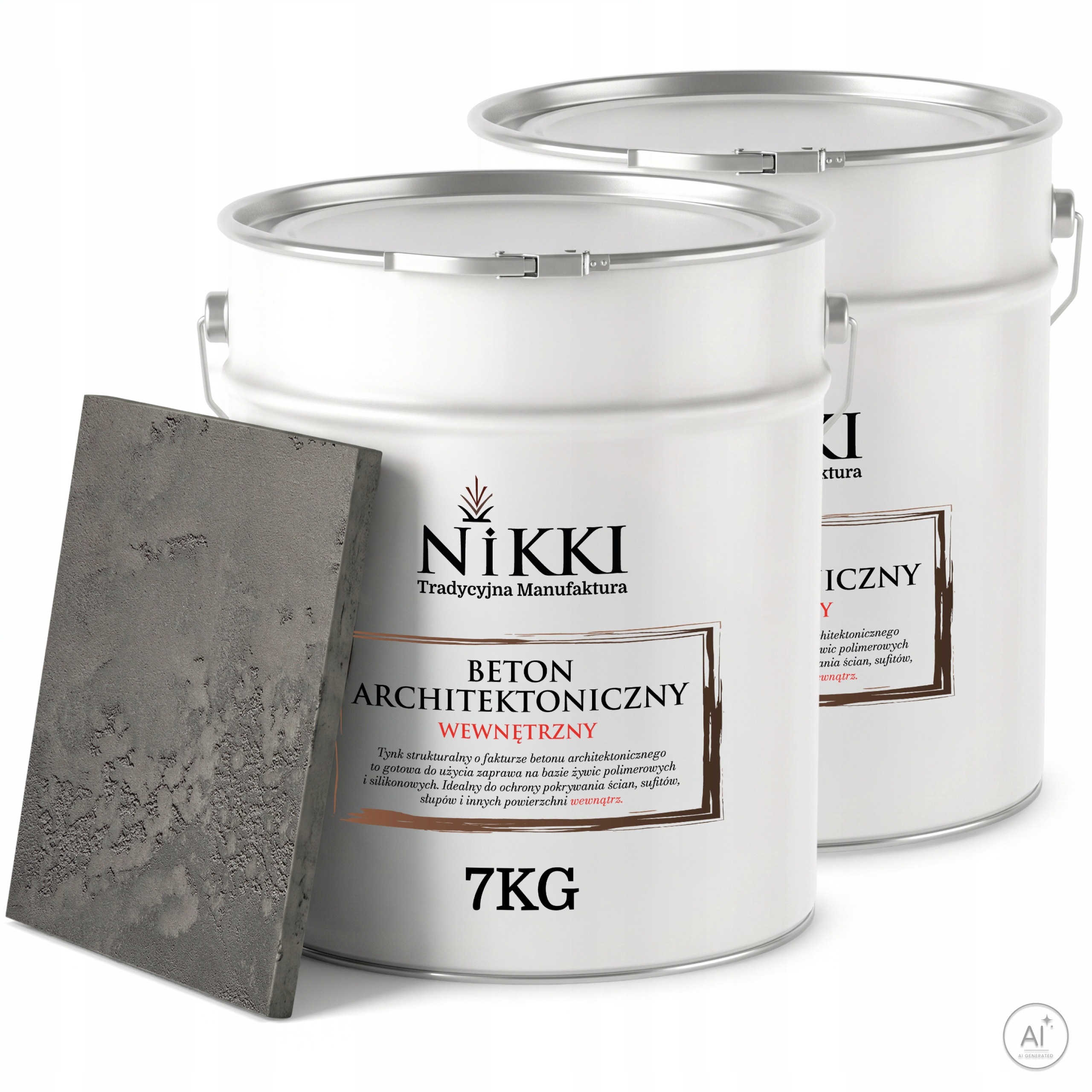 Dekorativní architektonický beton vnitřní 5 m2 2x7 kg, šedý, tmavý F276