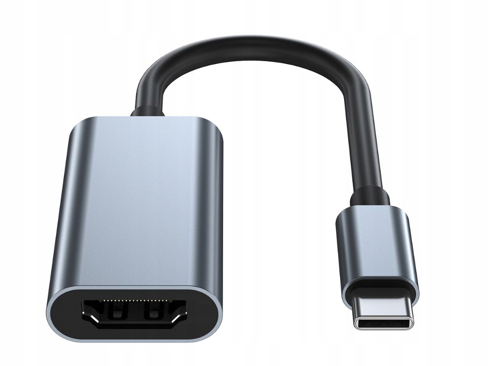 ADAPTER PRZEJŚCIÓWKA KABEL USB C NA HDMI 4K 60Hz 18CM USB 3.1-C DO LAPTOPA