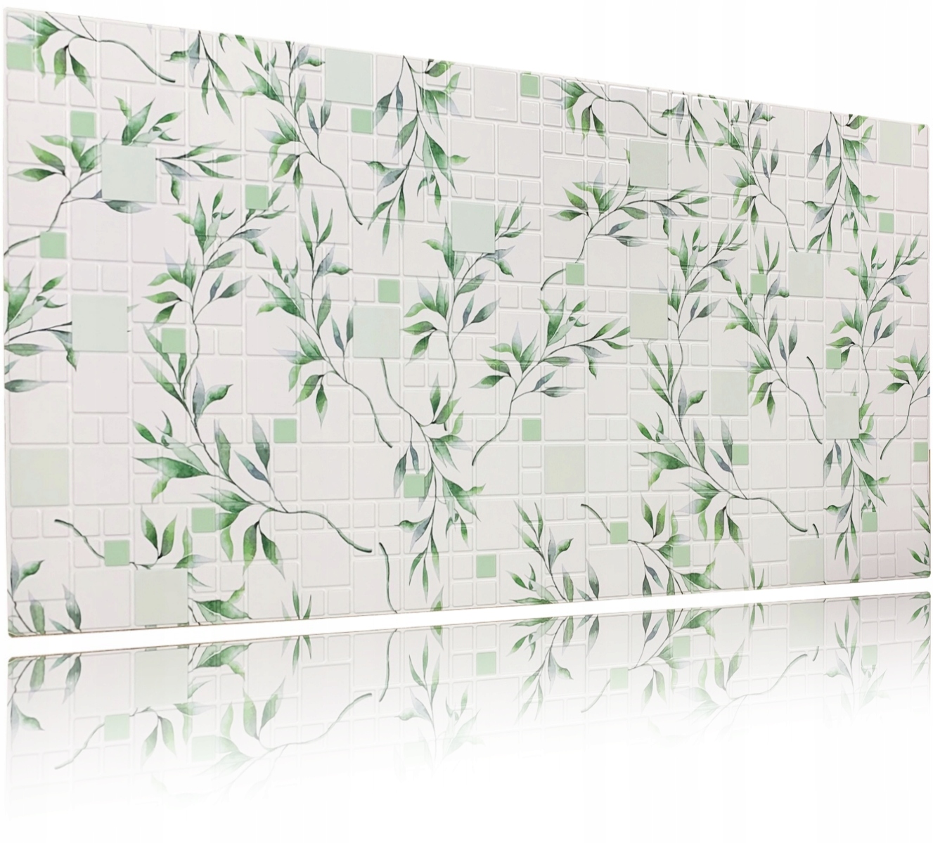 Panele ścienne 3D twarde LIŚCIE płytka OKŁADZINA pcv GREEN PLANT