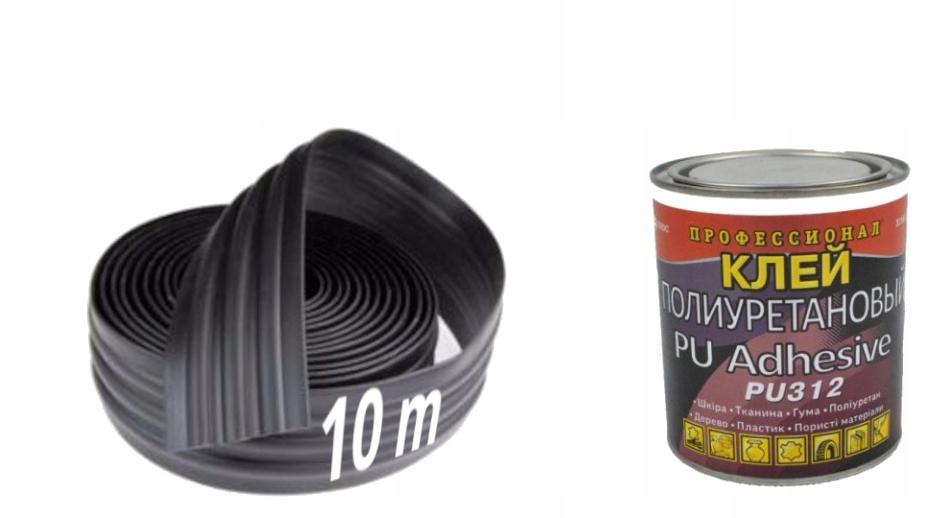 10 m Ochranná lišta 110 mm lepidlo Professional PU312 600 g
