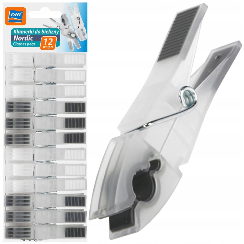 

Ravi Klamerki Spinacze Do Bielizny Nordic 12 Sztuk
