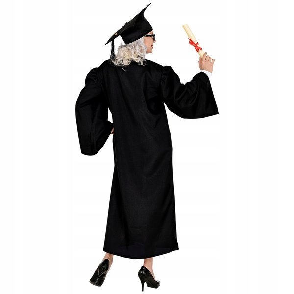 STRÓJ ABSOLWENTA CZARNY STUDENT/ STUDENTKA S/M Kolor dominujący czarny