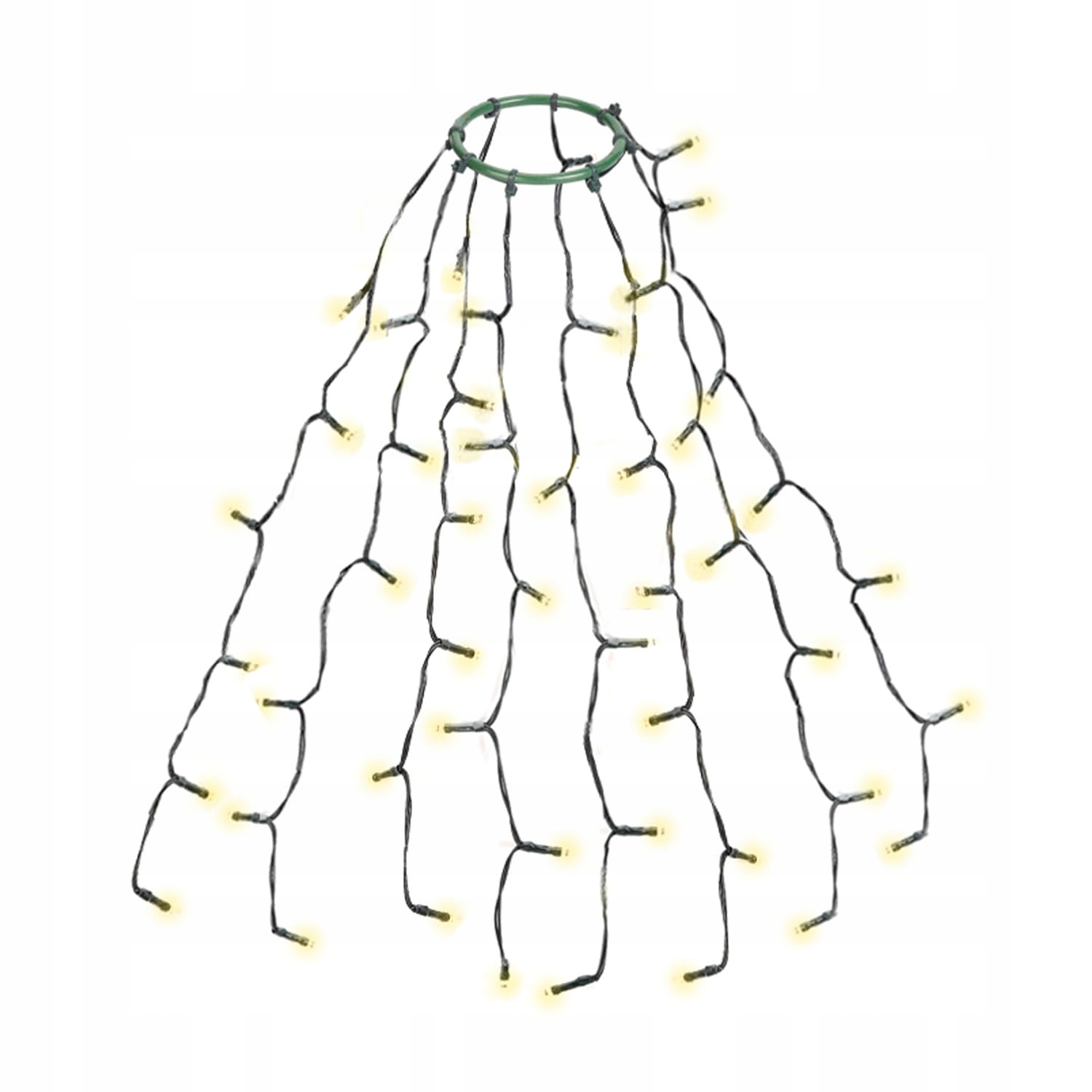 SALCAR Oświetlenie Choinki LED 48 Światełek 60cm-120cm Ciepły Biały